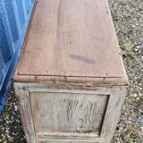 Ancien buffet vitré en teck