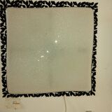 ARTELUCE square wall light in Murano glass and metal from the 70s/80s