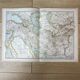 Carte originale Caucase et Pamir 53x37cm - 1905