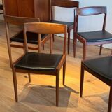 Set of vintage Scandinavian chairs by H.W. Klein for Bramin Møbl.