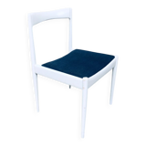 Belgian White Dining Chair, 1970s, Set of 9