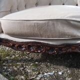 Banquette 3 places style Baroque Rococo