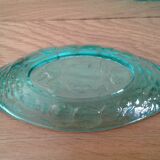Set de 2 raviers en verre vintage