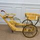 Aldo Tura cream-coloured bar cart, Italy 1960s