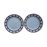 2 assiettes Béarn vintage