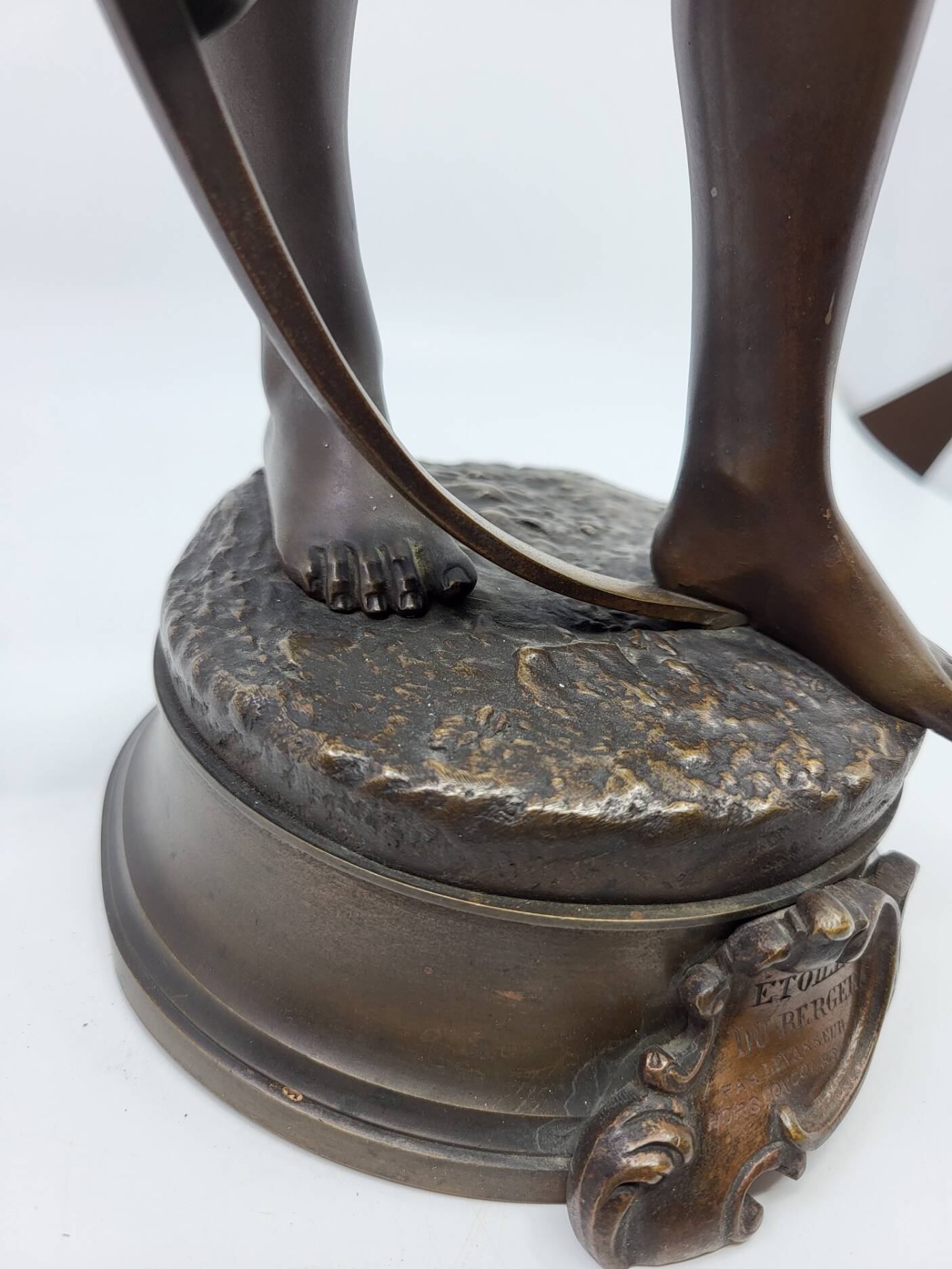 Bronze sculpture "The Shepherd's Star" by Henri Louis Levasseur 1880