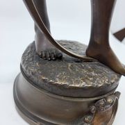 Bronze sculpture "The Shepherd's Star" by Henri Louis Levasseur 1880