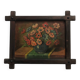 Huile sur panneau bouquet de tulipes