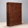 Antique oak commode stained walnut, 30 drawers, 20th century