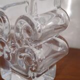 Crystal vase by Lars Hellsten for Skruf 1970