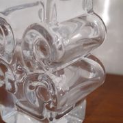 Vase en cristal de Lars Hellsten pour Skruf 1970