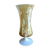 Opaline vase marble effect