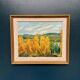 Original Swedish Oil on Panel – "Autumn Landscape" – Dated 1978 – Framed Period Piece – 50 × 42 cm (19.7" × 16.5")