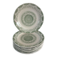 8 flat plates Fine Ware earthenware