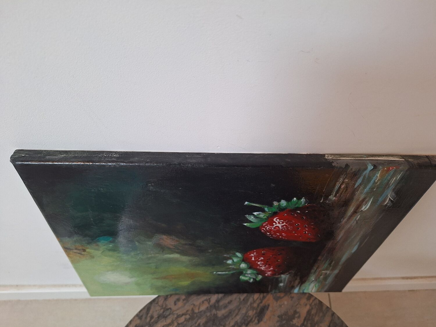 Gouache painting on canvas