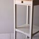 Pair of mid-century Scandinavian white-painted nightstands
