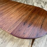 Extendable Scandinavian rosewood table, 1960s