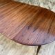 Table scandinave extensible en palissandre, 1960s