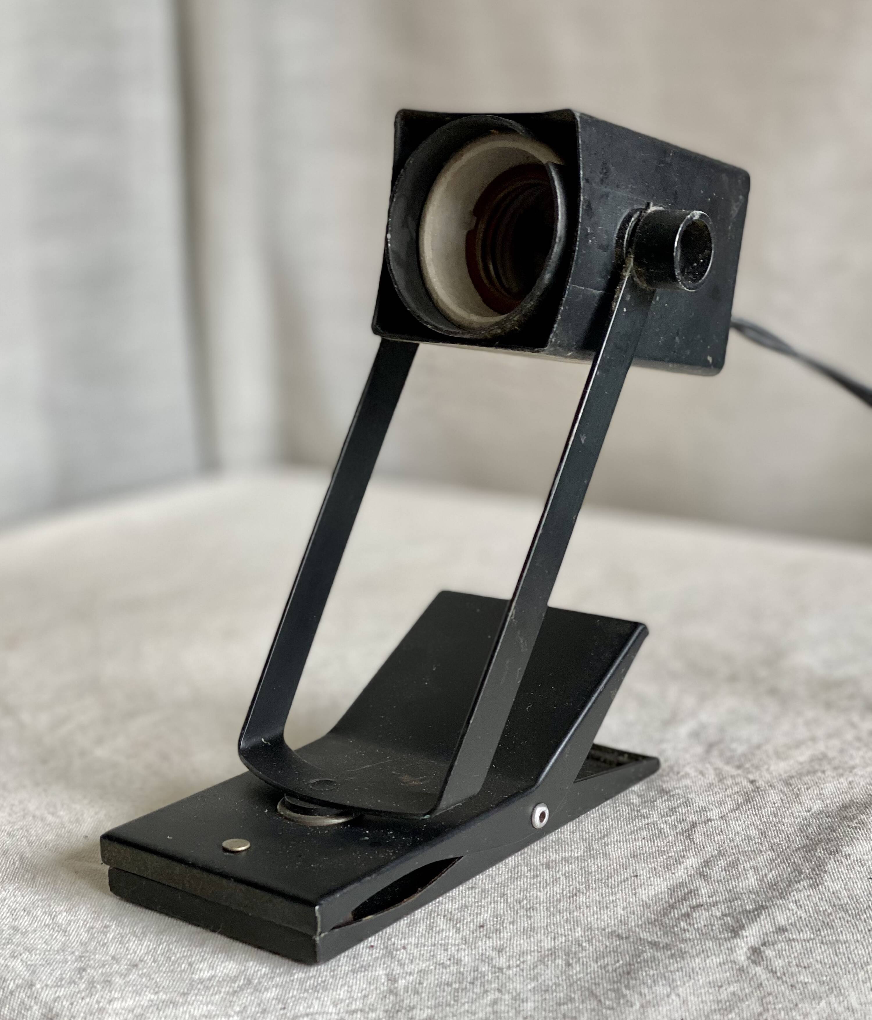 Lampe à pince moderniste LITA vintage 1960
