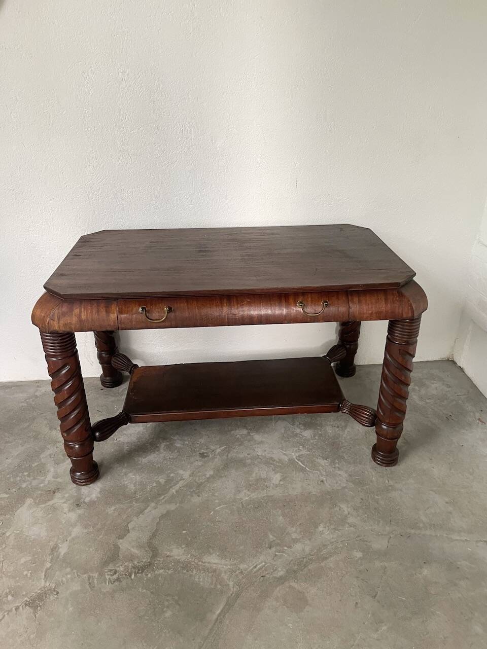 Bureau console acajou 1900
