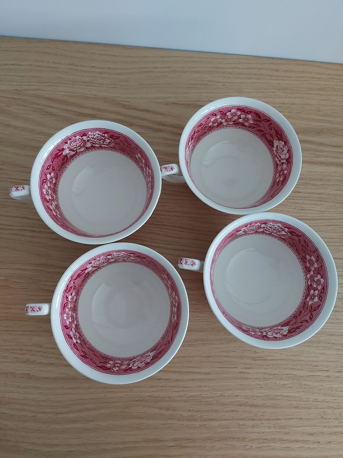 4 coffee cups and 4 sub-cups Rusticana Villeroy and Boch
