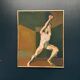 Swedish Oil on Canvas"The Discus Thrower" by Eric Elfvén,vintage and framed
