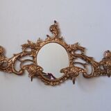 Bronze coat rack with mirror