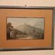 Old watercolour on paper from the early 19th century - landscape