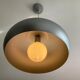 Vintage hanging lamp saucer aluminum years 70/80