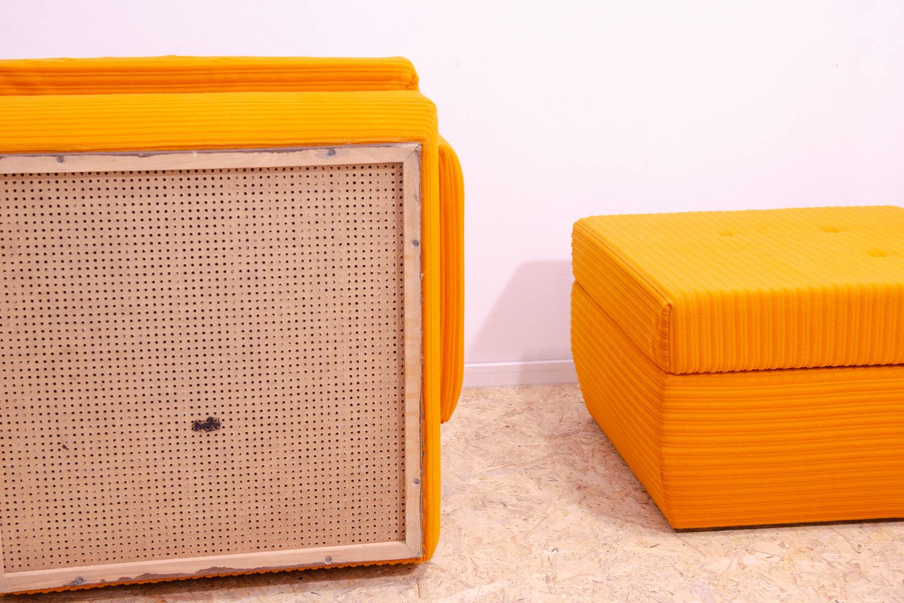 Ensemble de salon vintage Eastern Bloc par Jitona, Tchécoslovaquie, 1970