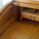 American desk with oak curtain