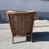 Armchair year 50 canage and compass foot