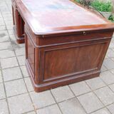 19th century Louis Philippe period mahogany pedestal desk