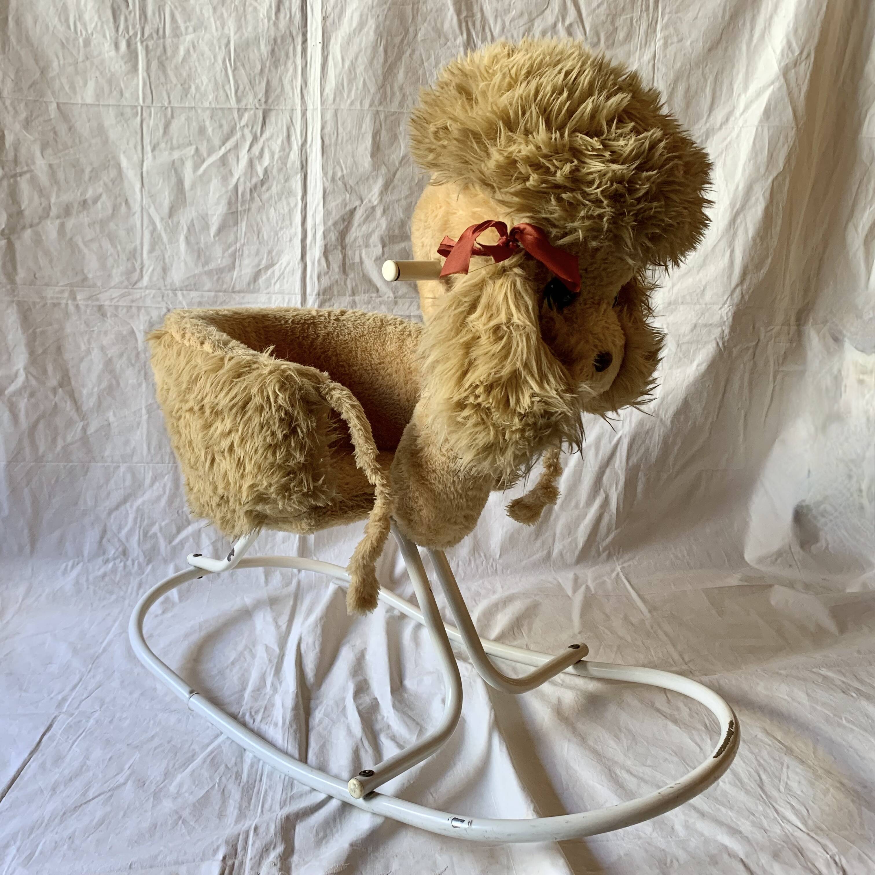Vintage toy - rocking poodle
