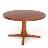 McIntosh round extendable dining table 2x 'Crieff' - mid-century modern style