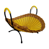 Fruit basket scoubidou yellow