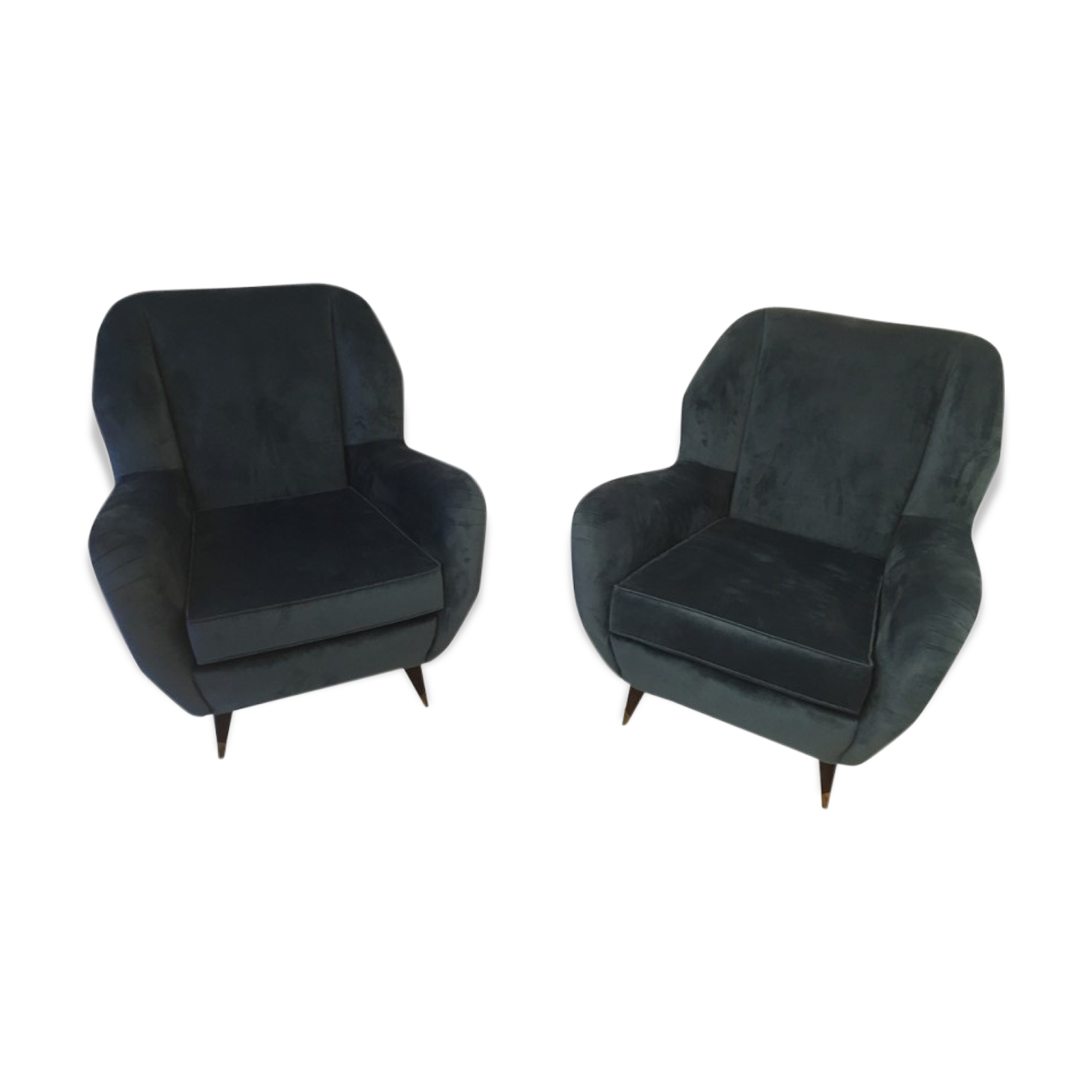 Pair of chairs Italian circa 50