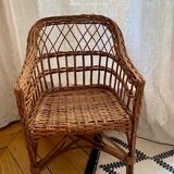 Rattan children's chair