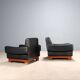 Paire de fauteuils des années 1960-70.