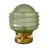 Psoer globe lamp vintage art deco