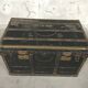 Trunk wood ancient black copper fitting