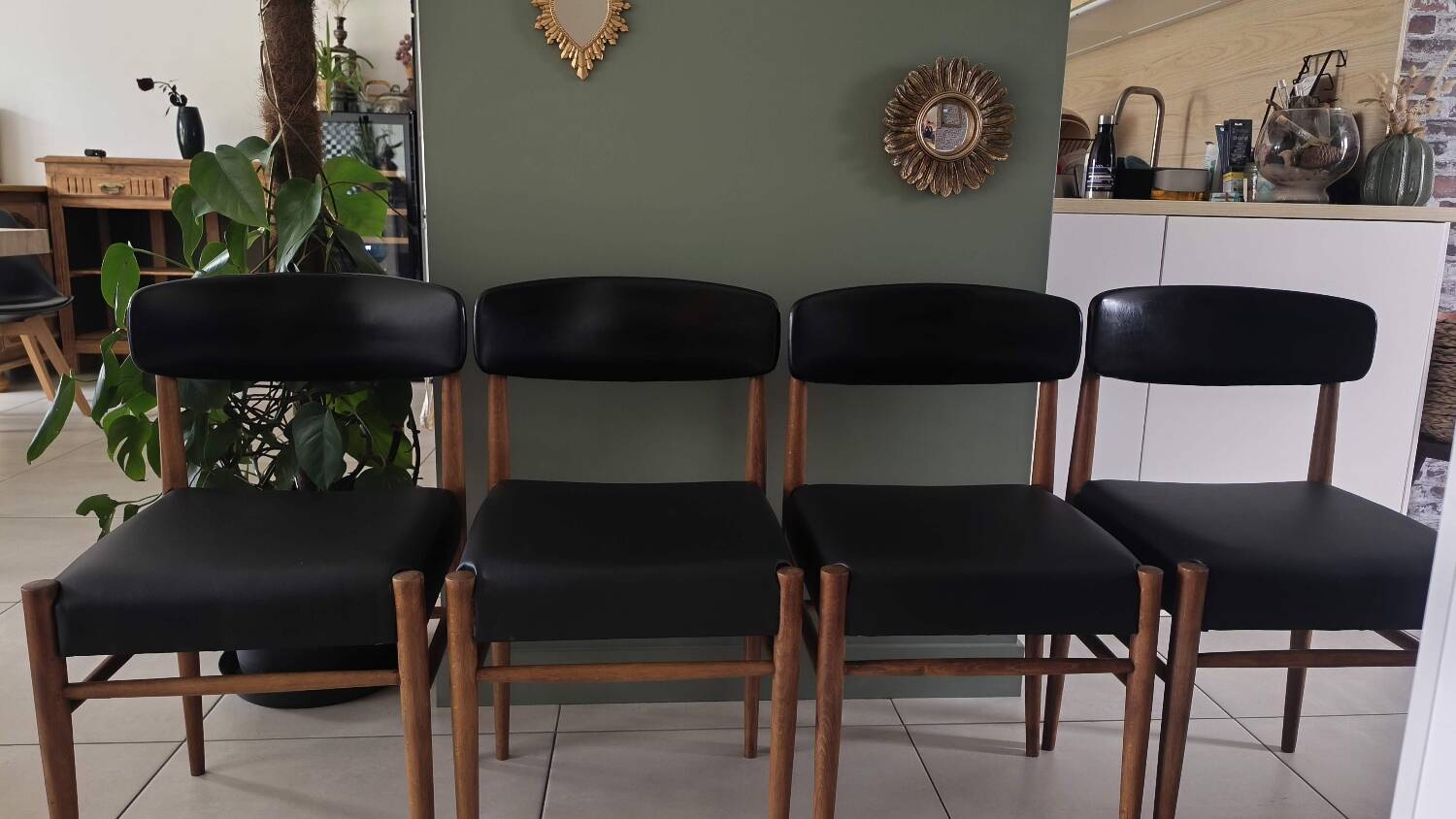 Set of 60's chairs