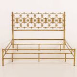 Italian brass bed by Ciansky, Shelba and Luciano Frigerio for Frigerio di Desio, 1960s.