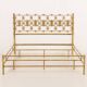 Italian brass bed by Ciansky, Shelba and Luciano Frigerio for Frigerio di Desio, 1960s.