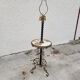 Napoleon III floor lamp in bronze metal and marble