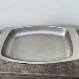 Trio of Danish Scandinavian stainless steel dishes