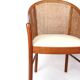 Paire de fauteuils en cannage