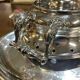 1930s silver plated hot plate