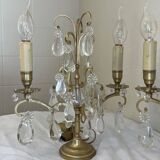 Pair of bronze candlesticks