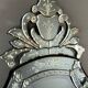 Venetian mirror engraved with floral decoration, 20th century